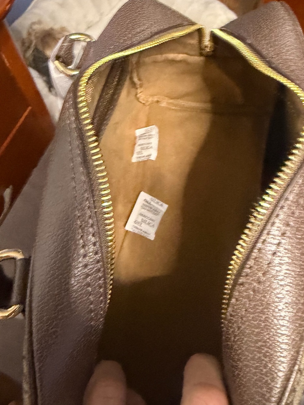 Fashion bag. 1:1 Gucci Brown GG Supreme Canvas Web Stripe Satchel. - Picture 6 of 15